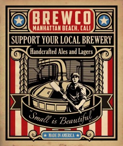 Brewco Local Breweries poster.