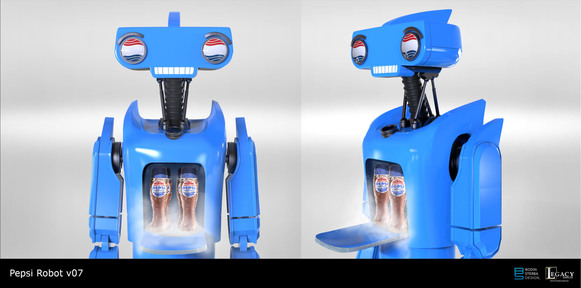 Pepsi Perfect Back to the Future Robot Design v07