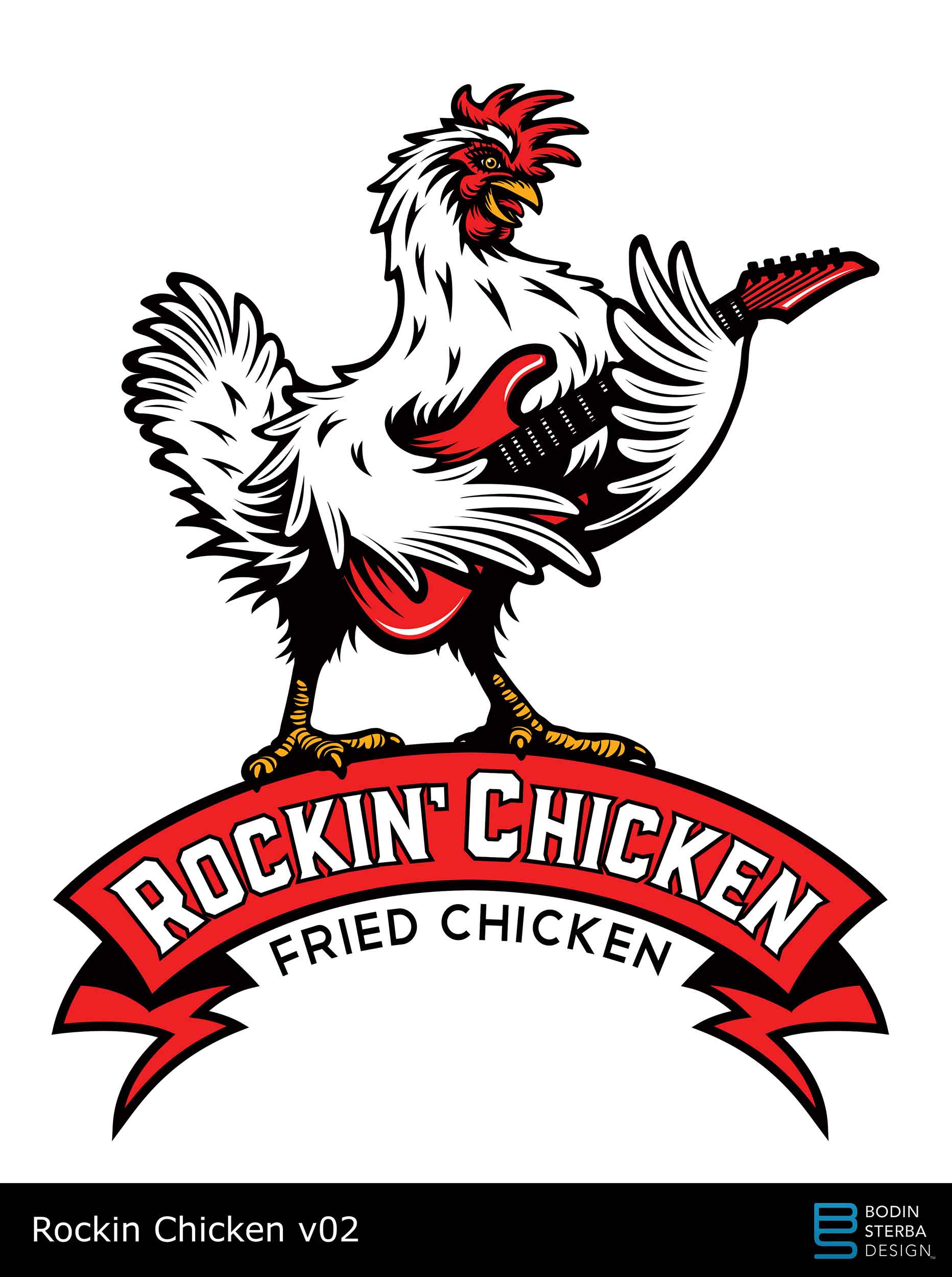 Rockin' Chicken logo v02 pitch