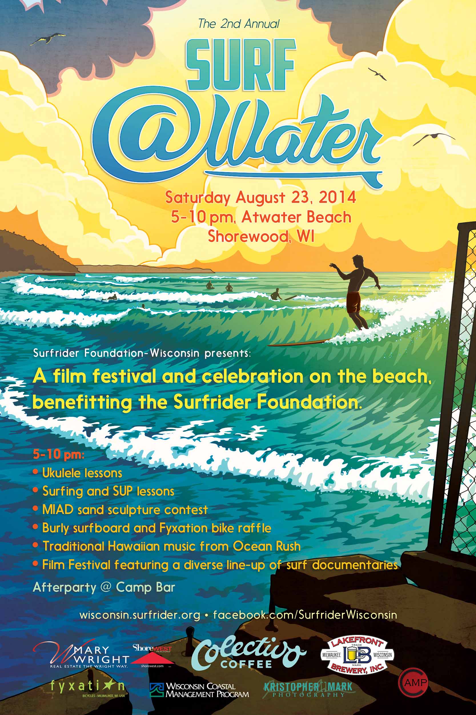 2nd Annual Surf @Water poster