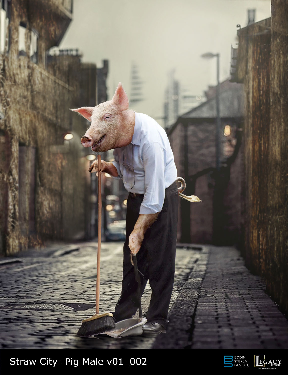 The Real Cost Commercial: "Straw City" Shop Owner Pig