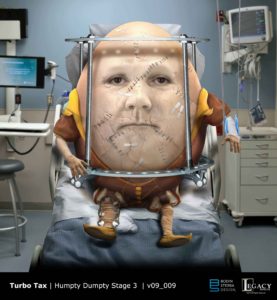 TurboTax Humpty Dumpty Stage 3