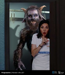 Progressive Monster in "The Closet" commercial final design